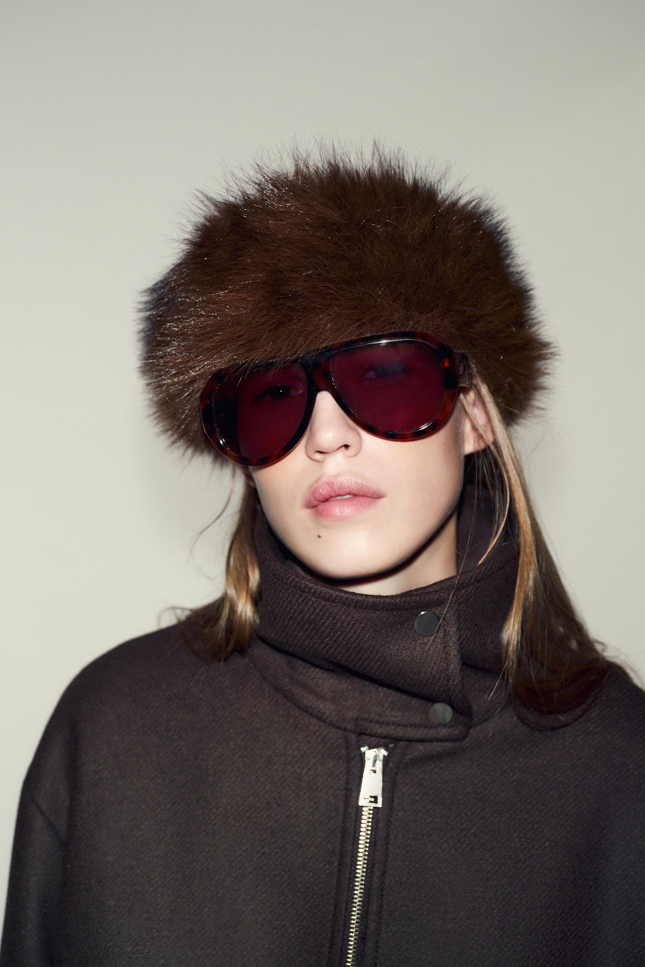 SERRE-TÊTE BANDEAU EFFET FOURRURE